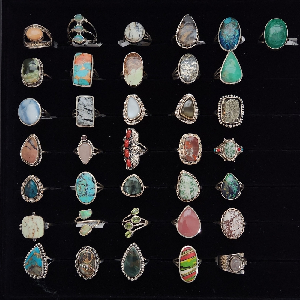NEW Size 10-10.5 Genuine Sterling Silver Rings